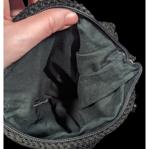 Chateau Boho Crochet And Beaded Crossbody Bag With Fringe - Picture 6 of 12